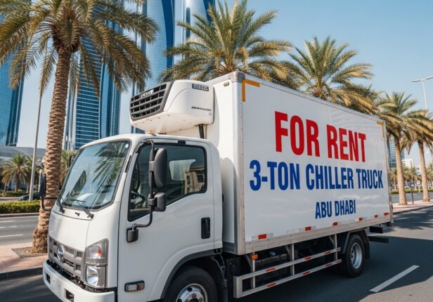 3-Ton Chiller Truck for Rent in Abu Dhabi