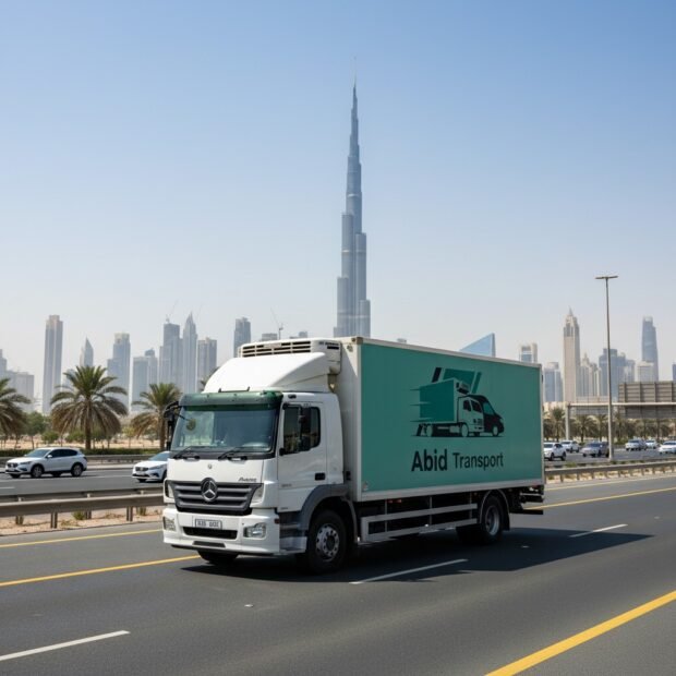 Chiller Van Rental Abu Dhabi & Refrigerated Truck | Abid Transport 24/7